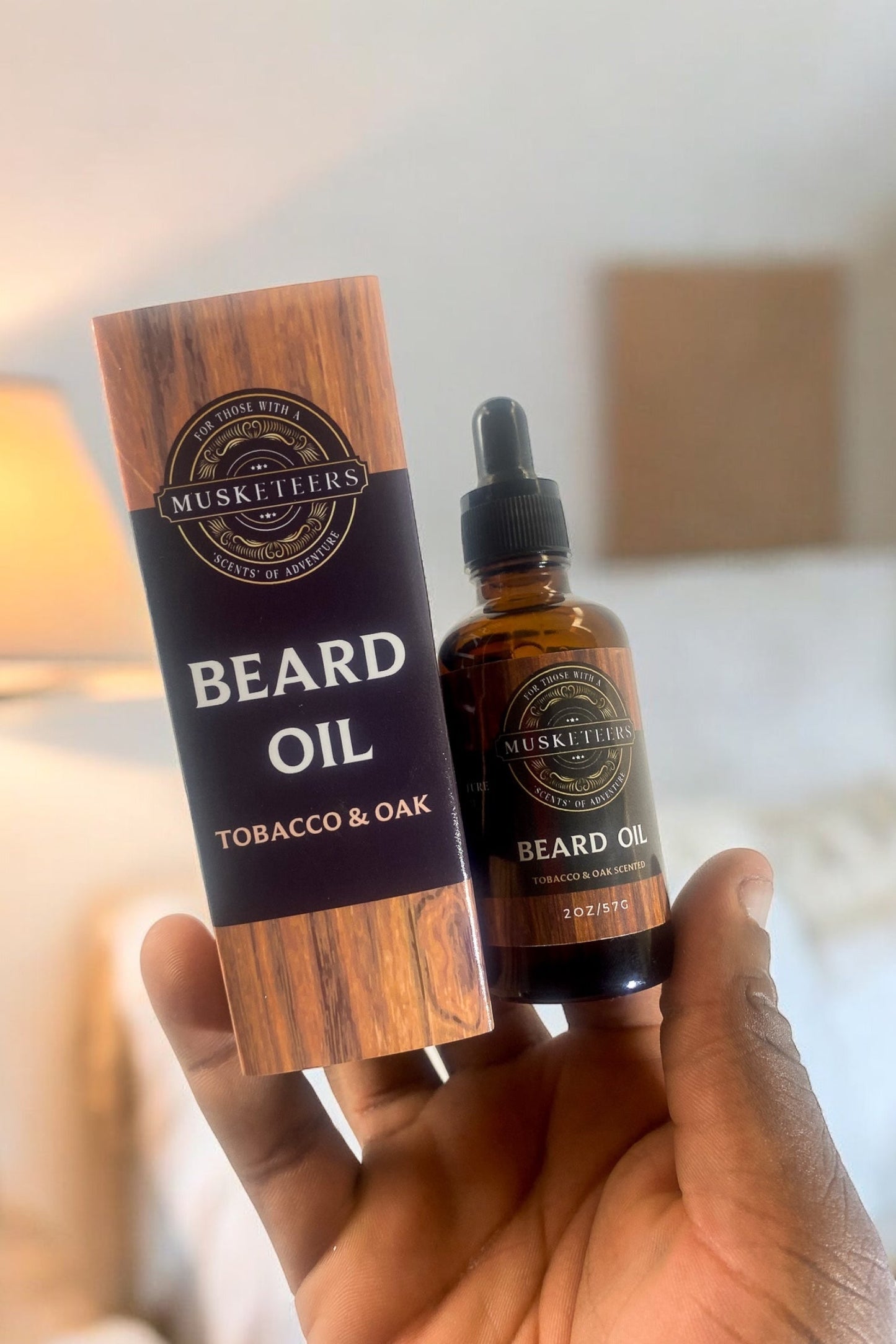 Beard Oil - 50ml - Tobacco & Oak Scented-4