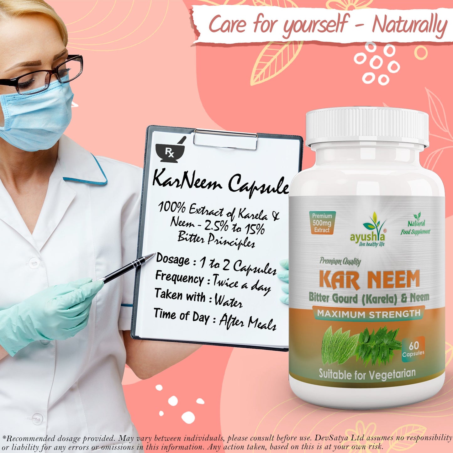 Aapon Mini Market Ltd KarNeem (Karela Neem) Capsule