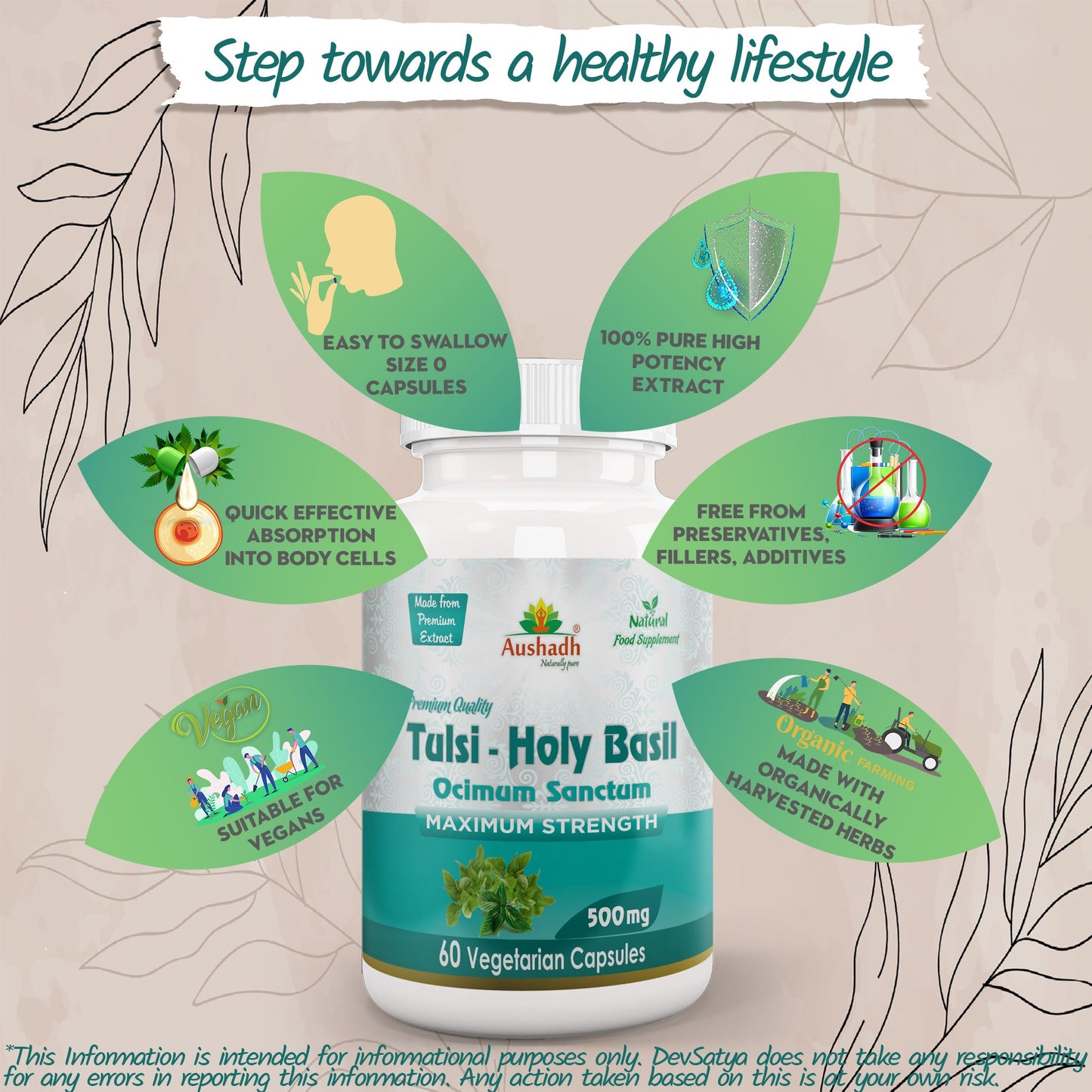 Aapon Mini Market Ltd Holy Basil (Tulsi) Capsule