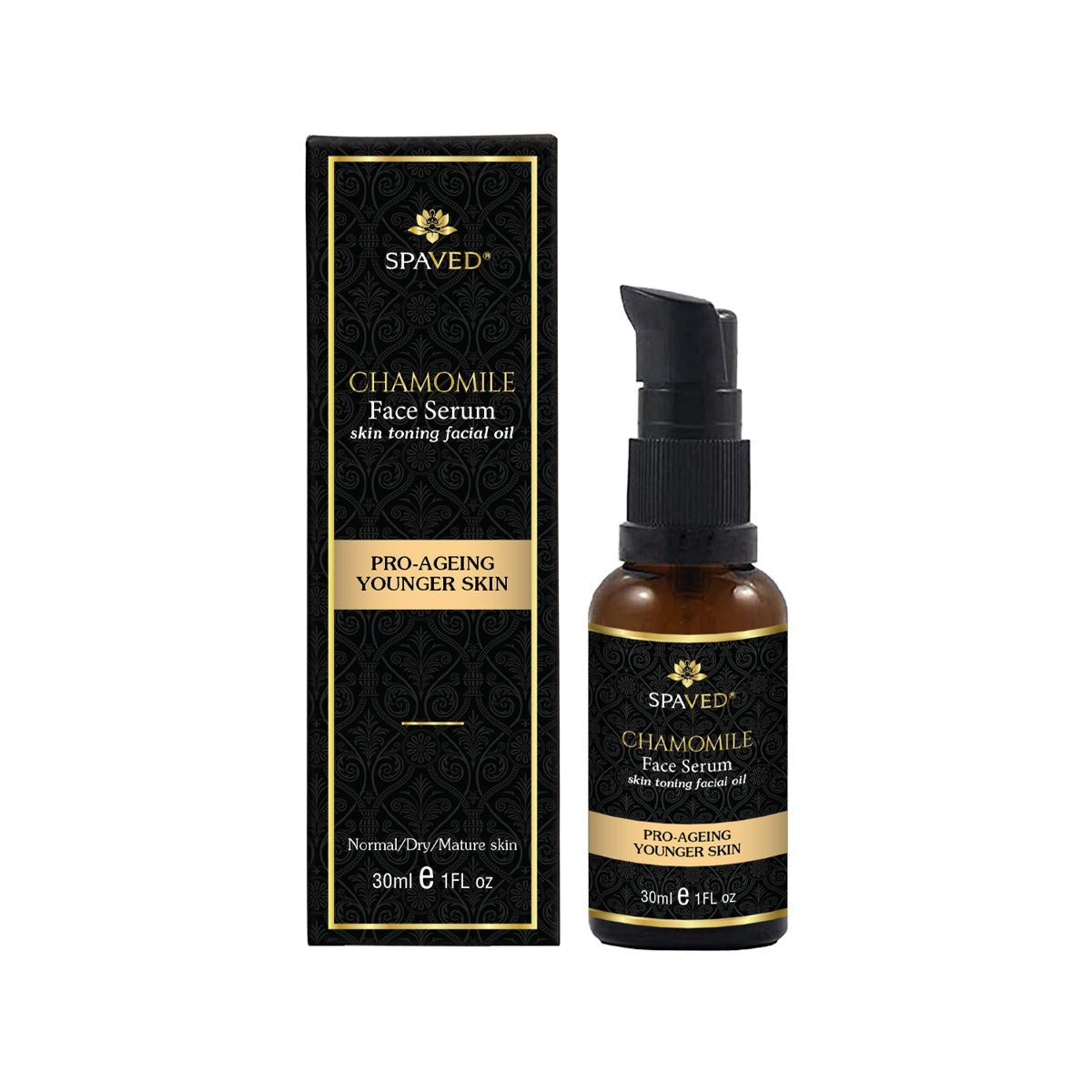 Chamomile Face Oil Serum - Night Renewal for Hydrated, Youthful Glow-2