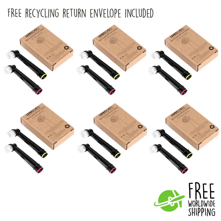 Recyclable Brush Heads-Oral-B* Compatible Aapon Mini Market Ltd