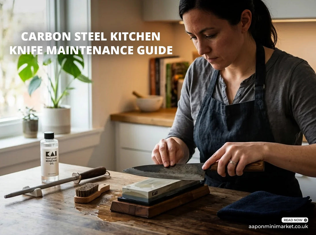 Aapon mini market Carbon Steel Kitchen Knife Maintenance Guide