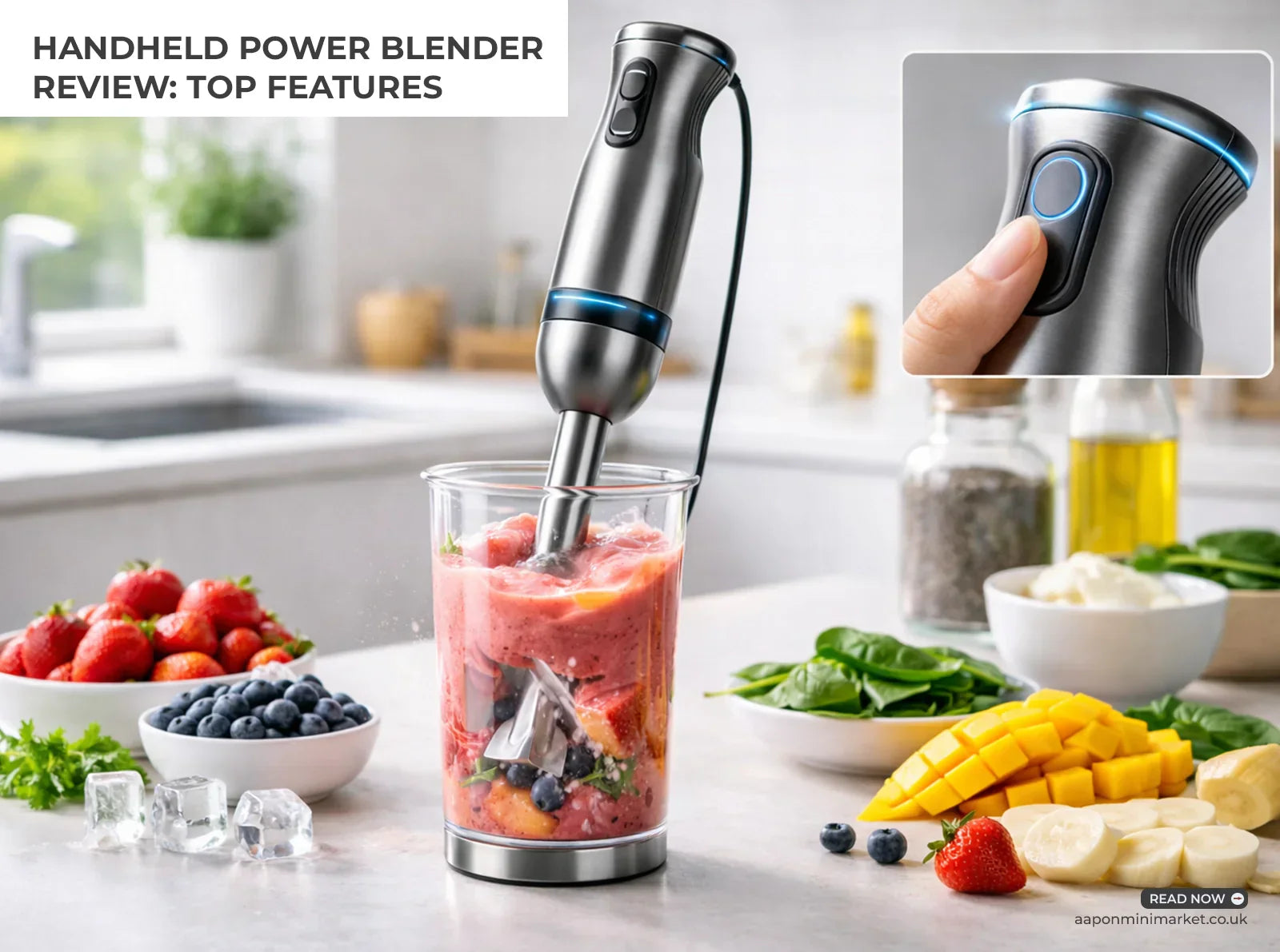 aapon mini market Handheld Power Blender Review