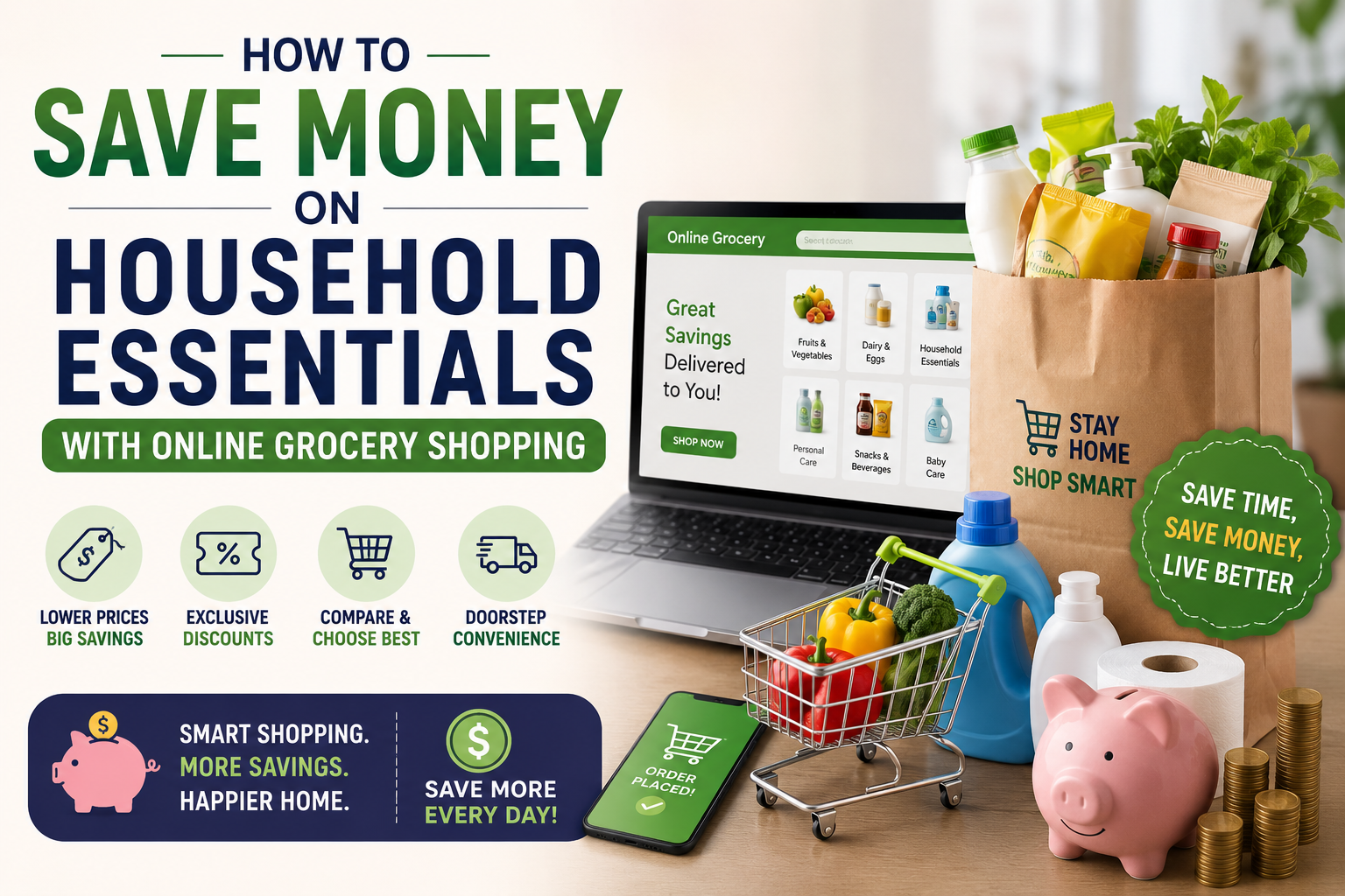 How to Save Money on Household Essentials with Online Grocery Shopping
