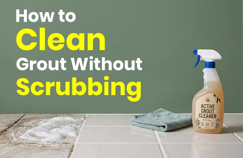 How to clean grout without scrubbing