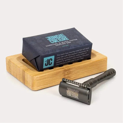Aapon Mini Market Plastic-Free Natural Shaving Soap Bar (100g)