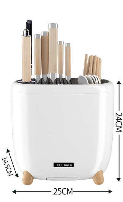 Mini UV Knife Sterilizer Rack for Cutlery and Tableware Storage-2