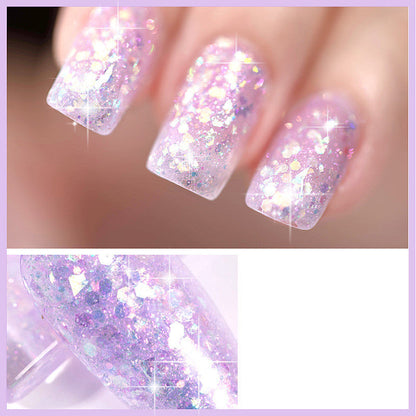 Vibrant Starry Sky Nail Polish Glue-4