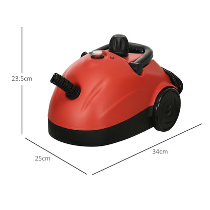 Portable Steam Cleaner for Chemical Free Cleaning, 3.5bar Multi-purpose Steamer w/ 13 Pieces Accessory, Steam Mop for Kitchen by HOMCOM-1