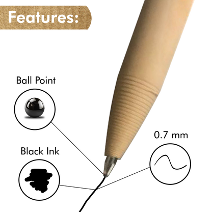 Paper Ballpoint Pens - 24 Pack-3