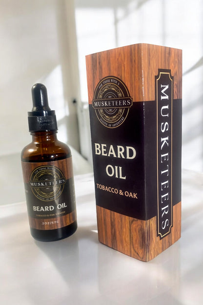 Beard Oil - 50ml - Tobacco & Oak Scented-1