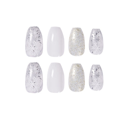 Ice Glitter Short Ballet Foreign Trade Section Wears Nail Art-2