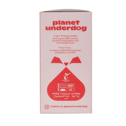 Aaponminimarket 60 Planet Underdog Compostable Dog Poop Bags - Red Box