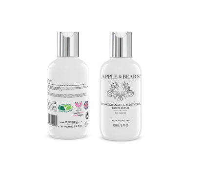 Pomegranate & Aloe Vera Body Wash Travel 100ml /3.4 fl oz-1