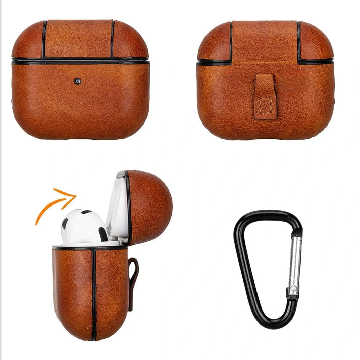 Aaponminimarket Gillette Leather Case for AirPods 3