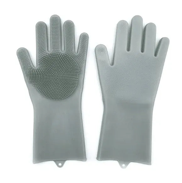 Aaponminimarket Heat-Resistant Silicone Kitchen Gloves