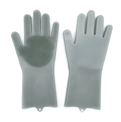 Aaponminimarket Heat-Resistant Silicone Kitchen Gloves