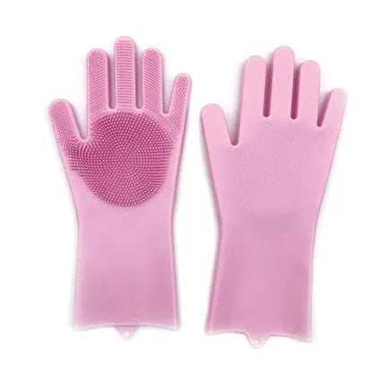 Aaponminimarket Heat-Resistant Silicone Kitchen Gloves