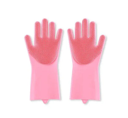 Aaponminimarket Heat-Resistant Silicone Kitchen Gloves