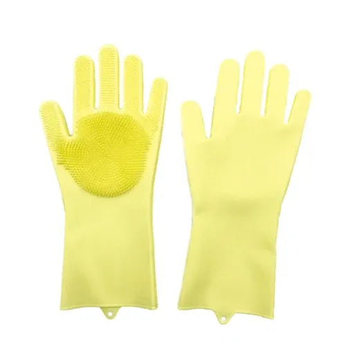 Aaponminimarket Heat-Resistant Silicone Kitchen Gloves