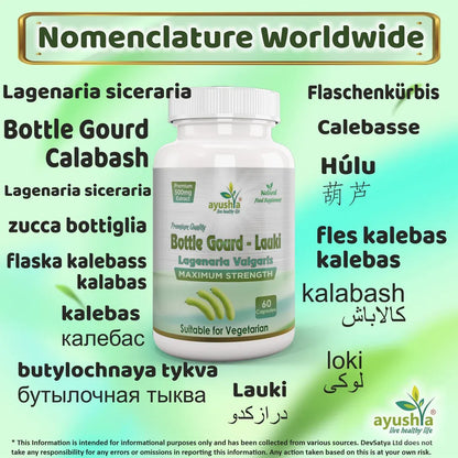 Aaponminimarket Lauki Calabase Bottle Gourd Capsule