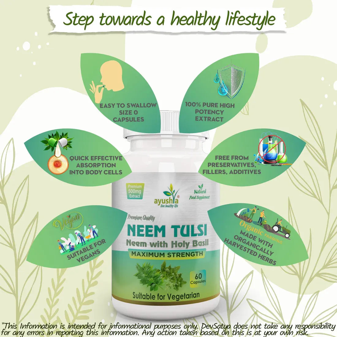 Aaponminimarket Neem Tulsi Capsule