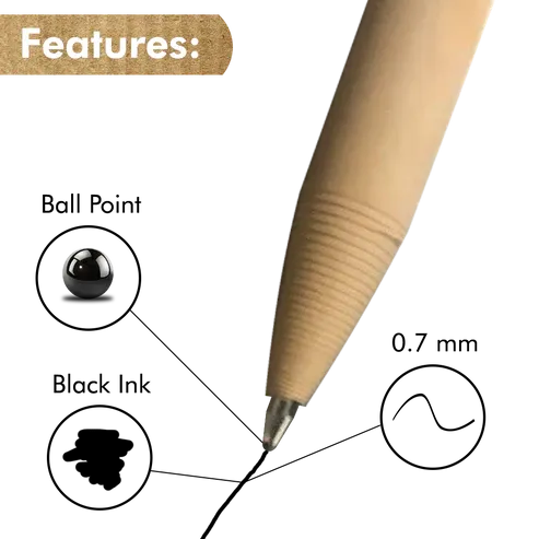 Aaponminimarket Paper Ballpoint Pens - 24 Pack