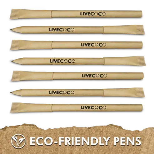 Aaponminimarket Paper Ballpoint Pens - 24 Pack