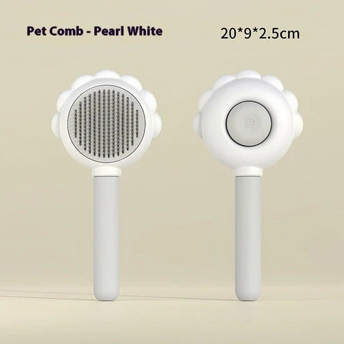 Aaponminimarket Self-Cleaning Pet Brush Comb with Spray