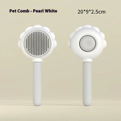 Aaponminimarket Self-Cleaning Pet Brush Comb with Spray