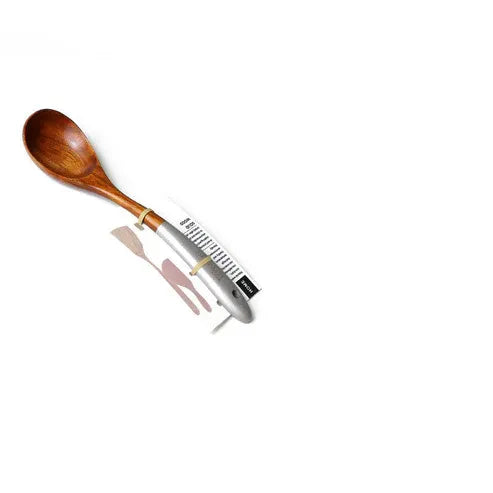 Aaponminimarket Teak Lacquer Kitchen Utensils Set