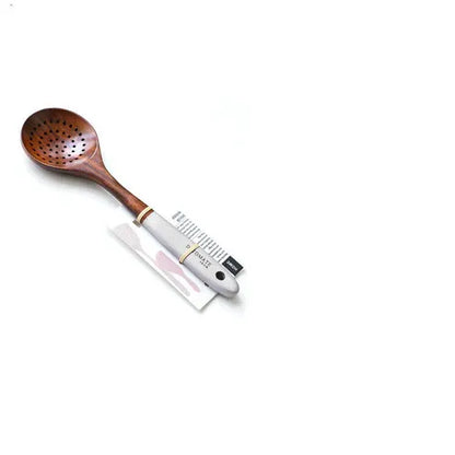 Aaponminimarket Teak Lacquer Kitchen Utensils Set