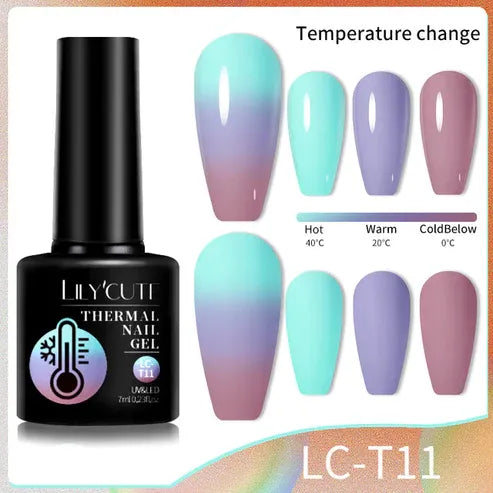 Aaponminimarket Thermal Color Changing Polish
