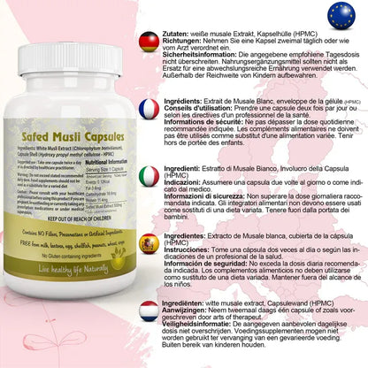 Aaponmoinimarket Safed Musli Capsule (Chlorophytum Borivilianum)