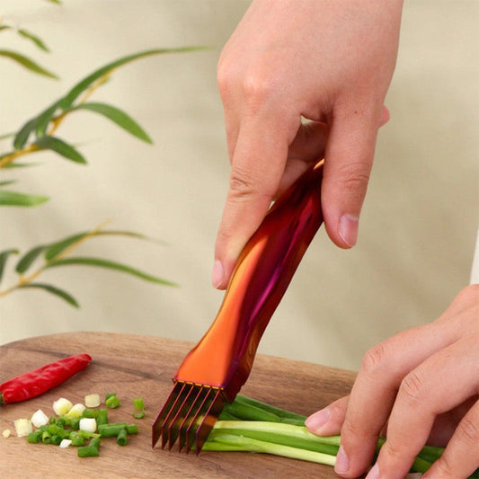 Aaponminimarket Creative Green Onion Slicer