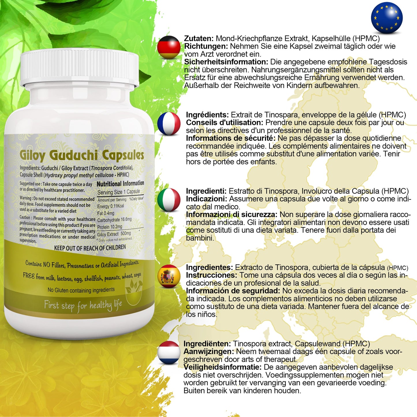 Giloy Guduchi Capsule (Tinospora Cordifolia)-1