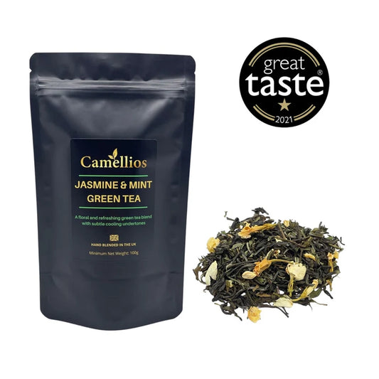 Aapon Mini Market Ltd Jasmine & Mint Green Tea - Loose Leaf