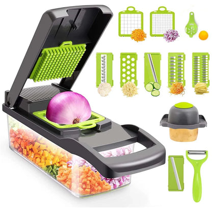 Pressed 14-piece Vegetable Cutter Kit