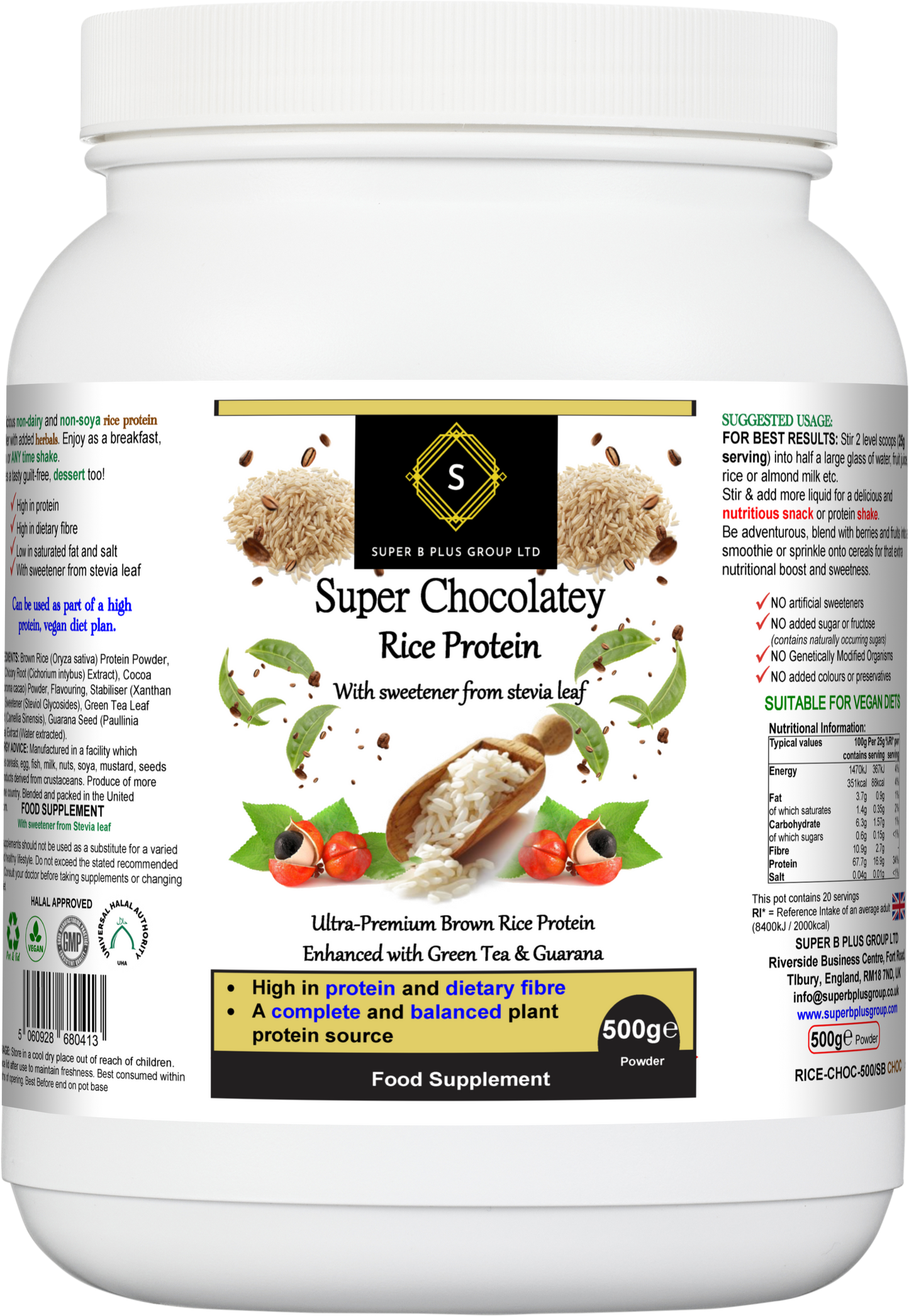 Super Chocolatey Rice Protein-0