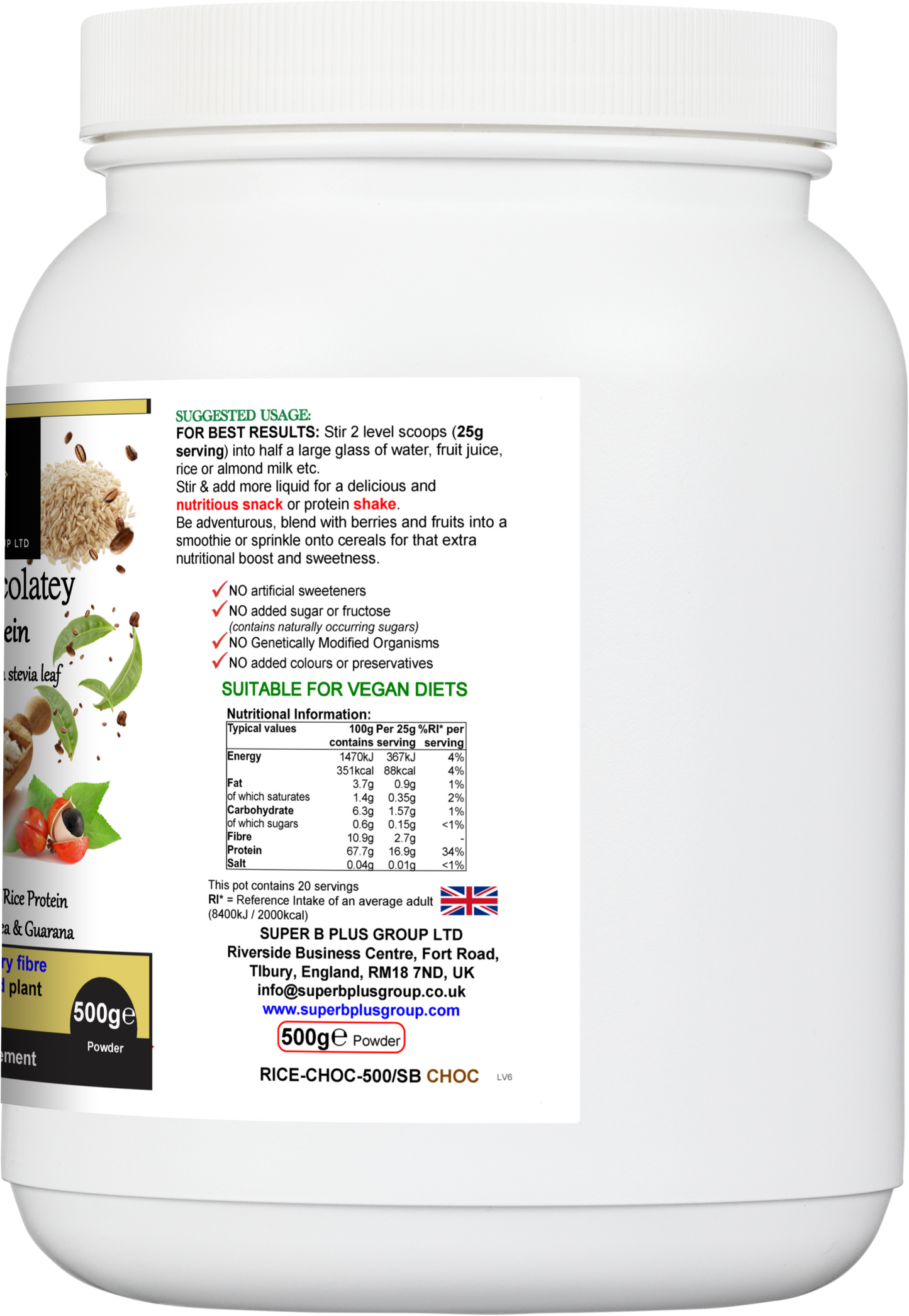 Super Chocolatey Rice Protein-2