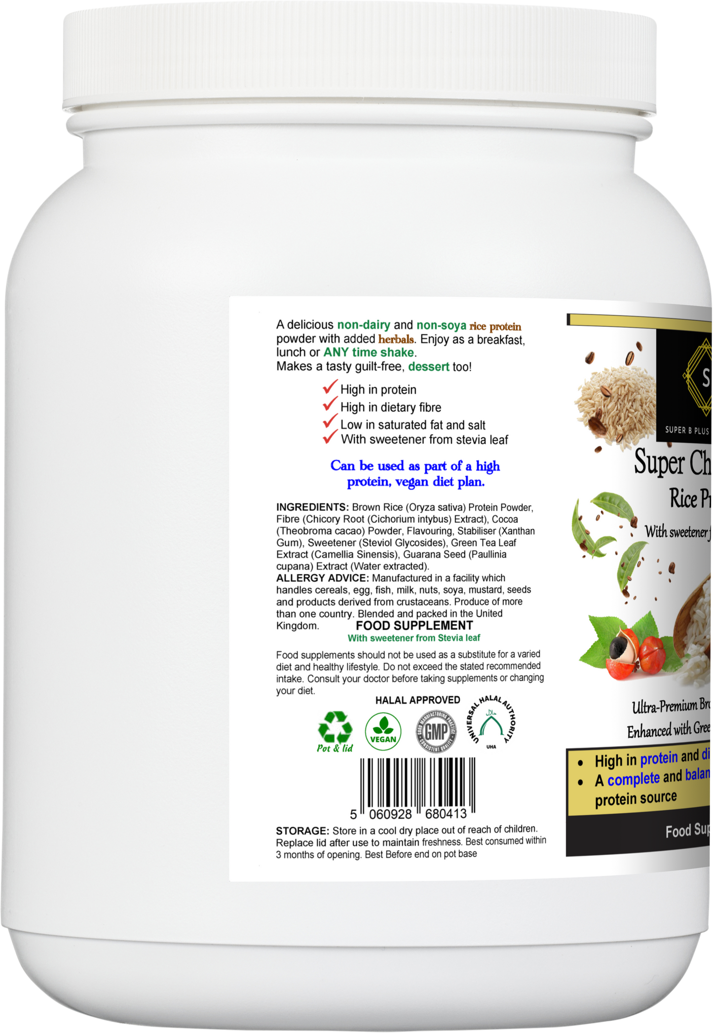 Super Chocolatey Rice Protein-1