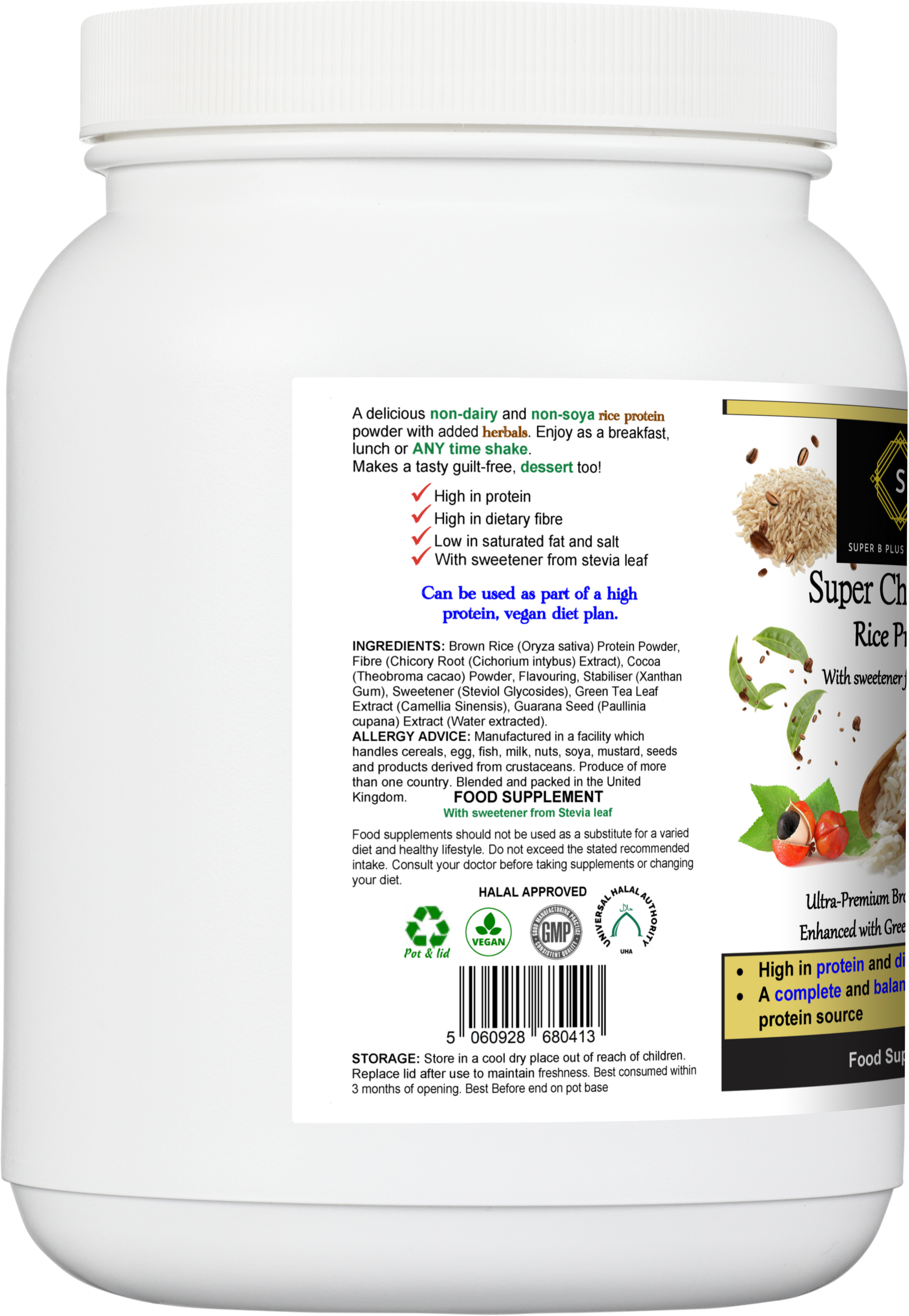 Super Chocolatey Rice Protein-1