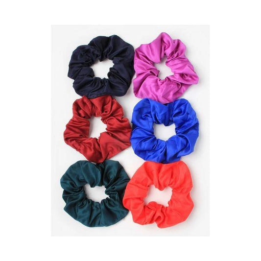 Satin Scrunchies School Assorted Colours Aapon Mini Market Ltd
