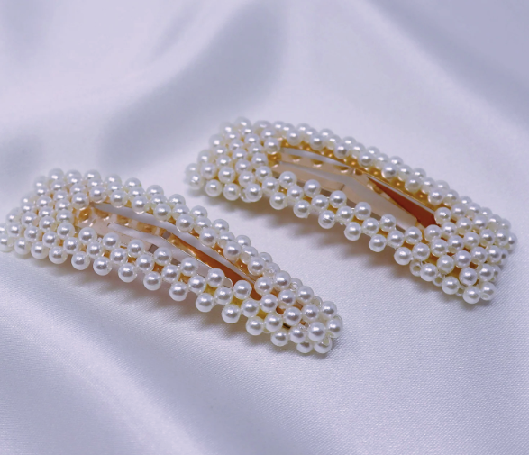 Pearl And Crystal Hairpins | Hair Accessories-2