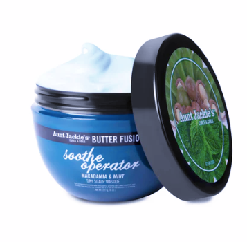 Aunt Jackie's Soothe Operator – Macadamia & Mint Dry Scalp Conditioning Masque 227ml-0