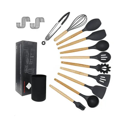 Aaponminimarket Silicone Cooking Utensils Set