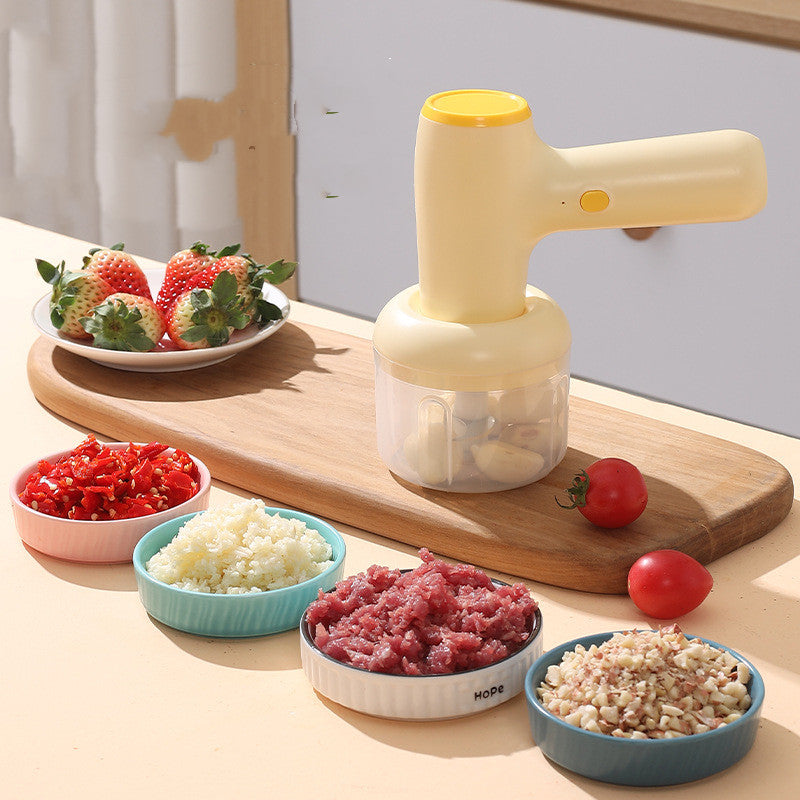 USB Rechargeable Garlic Chopper-2
