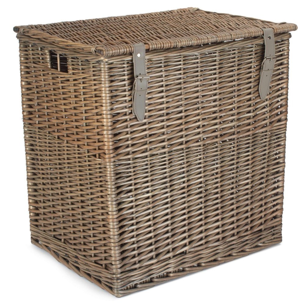 Antique Wash Vintner Storage Wicker Basket - Aapon Mini Market Ltd