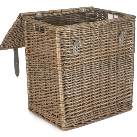 Antique Wash Vintner Storage Wicker Basket - Aapon Mini Market Ltd