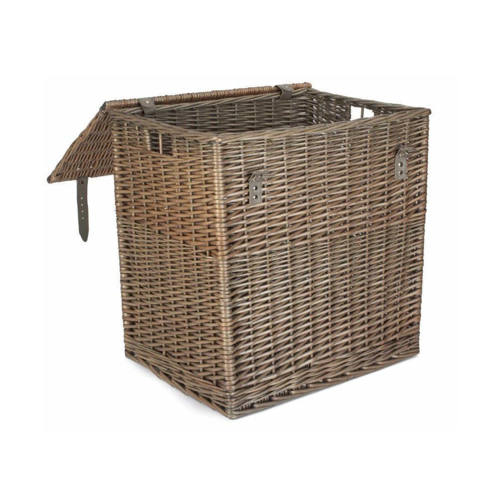 Antique Wash Vintner Storage Wicker Basket - Aapon Mini Market Ltd